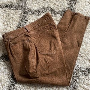NYDJ Leopard Ankle Pants